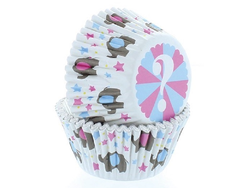 Cupcake Cups Baby Olifantjes 50mm 50st. Culpitt**