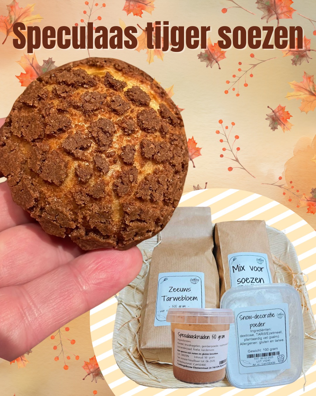Bakpakket Speculaas Tijgersoezen