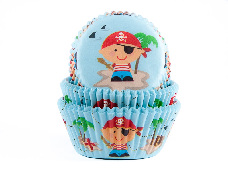 Cupcake Cups Piraat 50st**