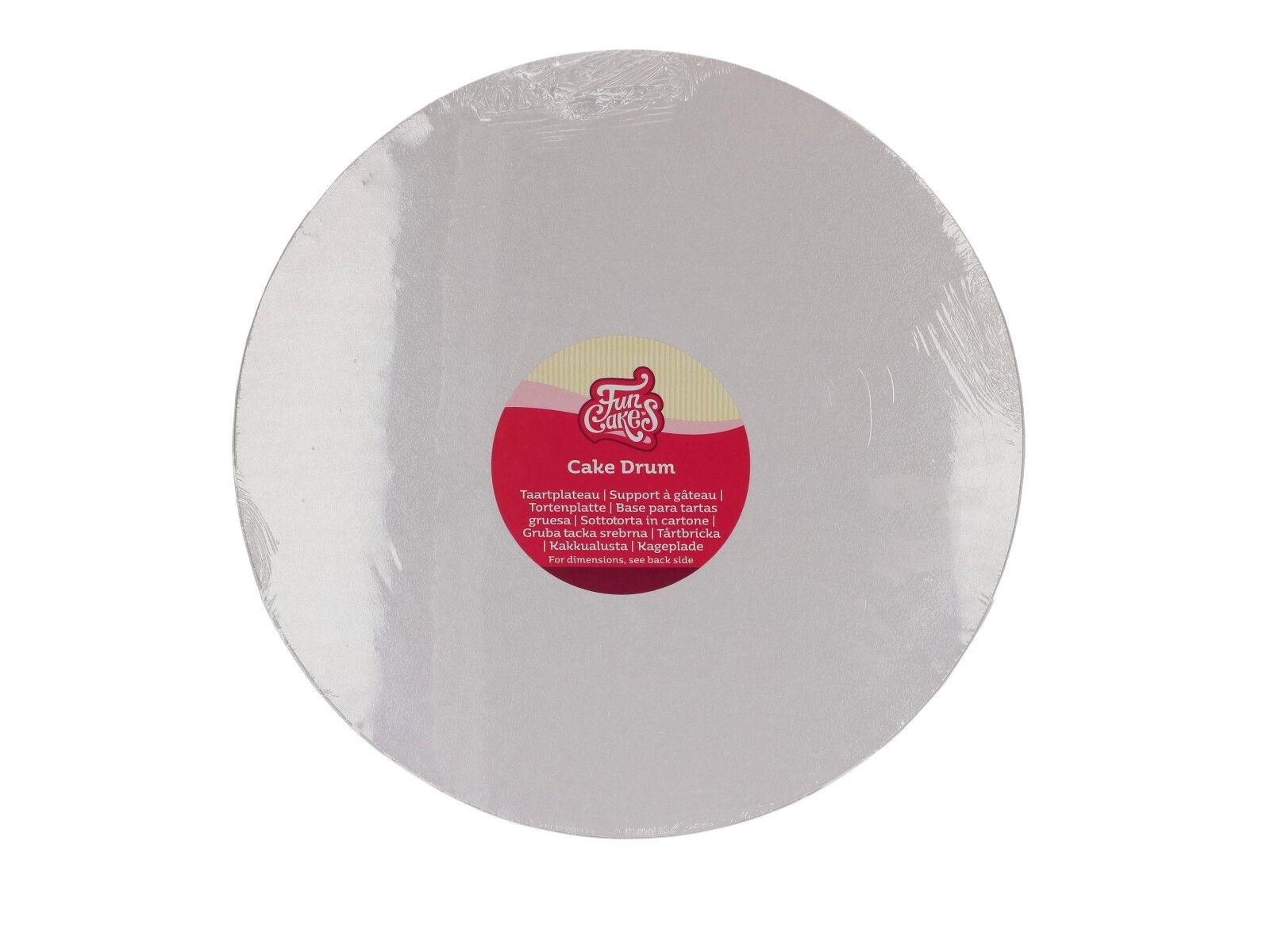 Cake Drum Rond Wit - 30,5 cm 