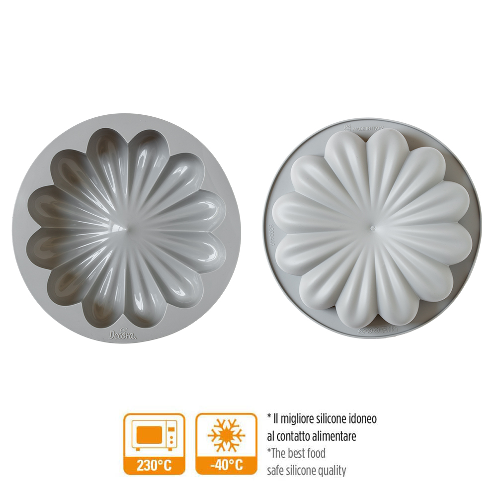 Decora Siliconen bakvorm Velvet Bloom 20 cm - Afbeelding 2