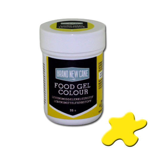 BrandNewCake Kleurstof Gel Licht Geel 35gr