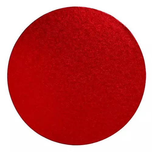 Cake Drum Rond Rood - 30 cm**