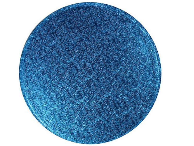 Cake Drum Rond Blauw - 20 cm**
