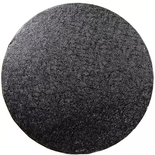 Cake Drum Rond Zwart - 30 cm**