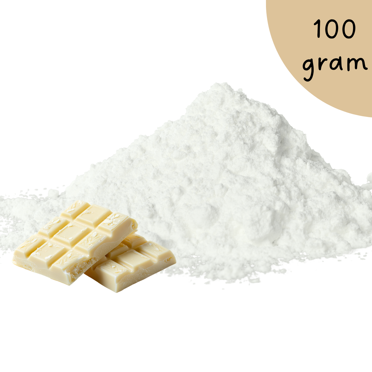 Bavarois Witte chocolade 100 gram