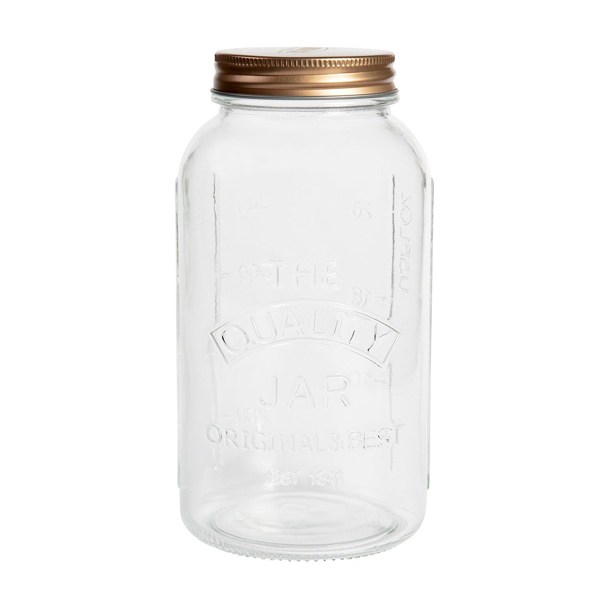 BrandNewCake Glazen Pot met Deksel (tbv Zuurdesem) 1000ml