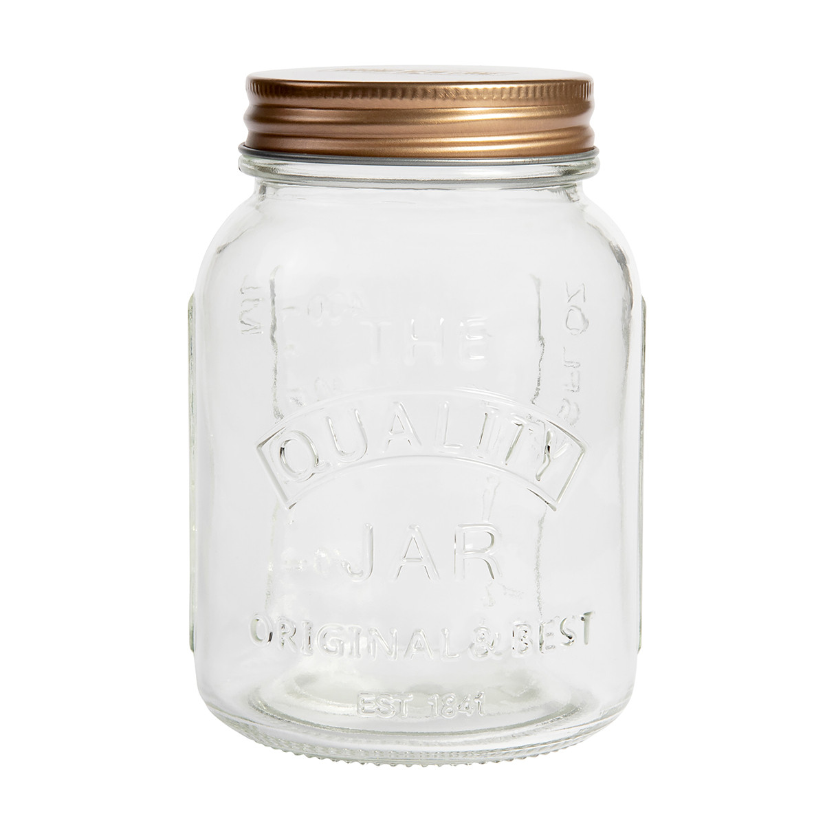 BrandNewCake Glazen Pot met Deksel (tbv Zuurdesem) 500ml