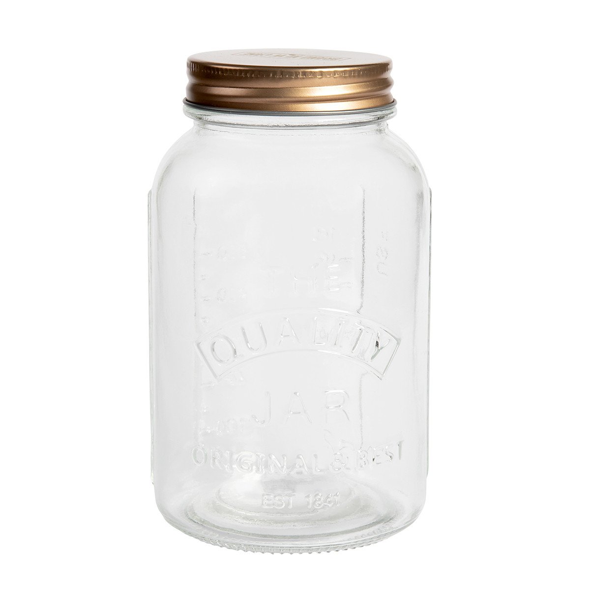 BrandNewCake Glazen Pot met Deksel (tbv Zuurdesem) 750ml
