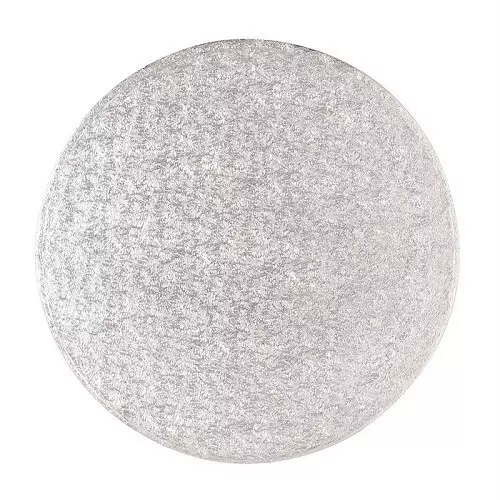 Cake Drum Rond Zilver - 20 cm