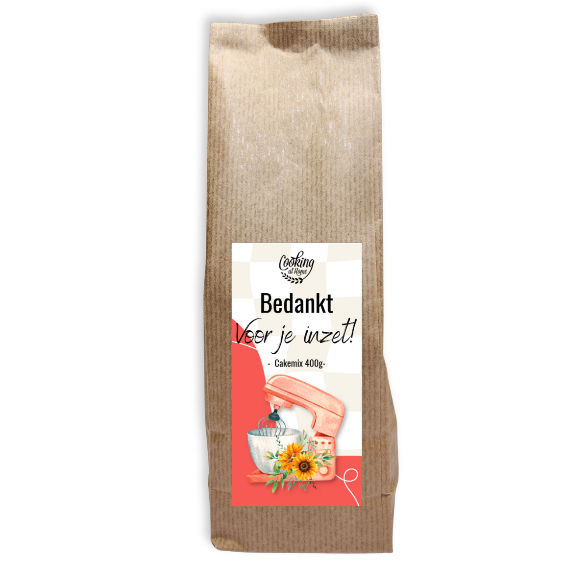 Cadeaucake 'Bedankt voor je inzet'
