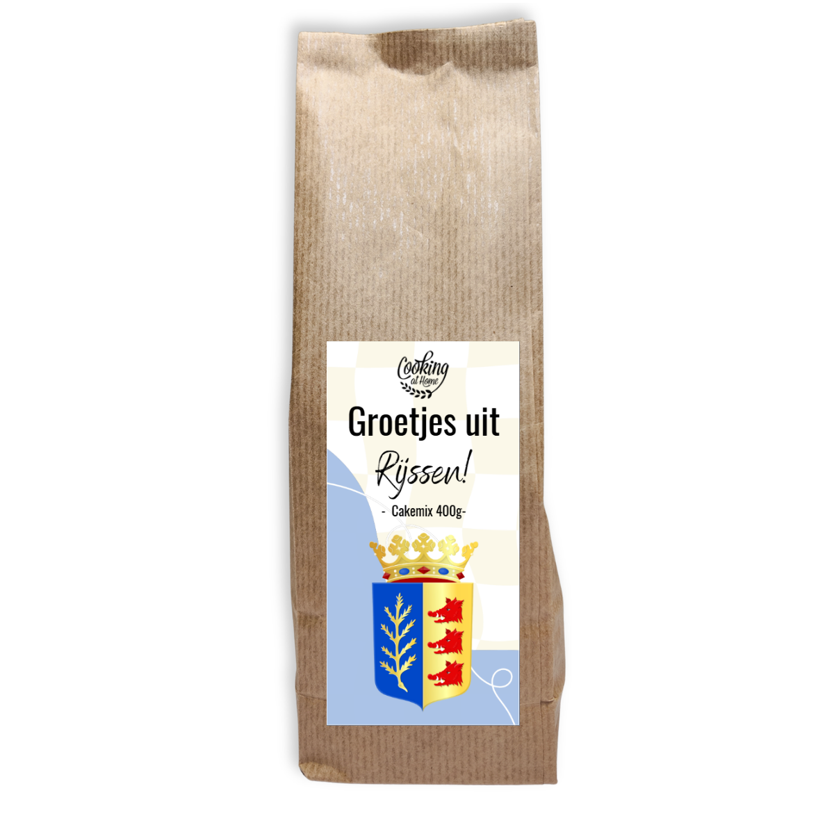 Cadeaucake 'Groetjes uit Rijssen'