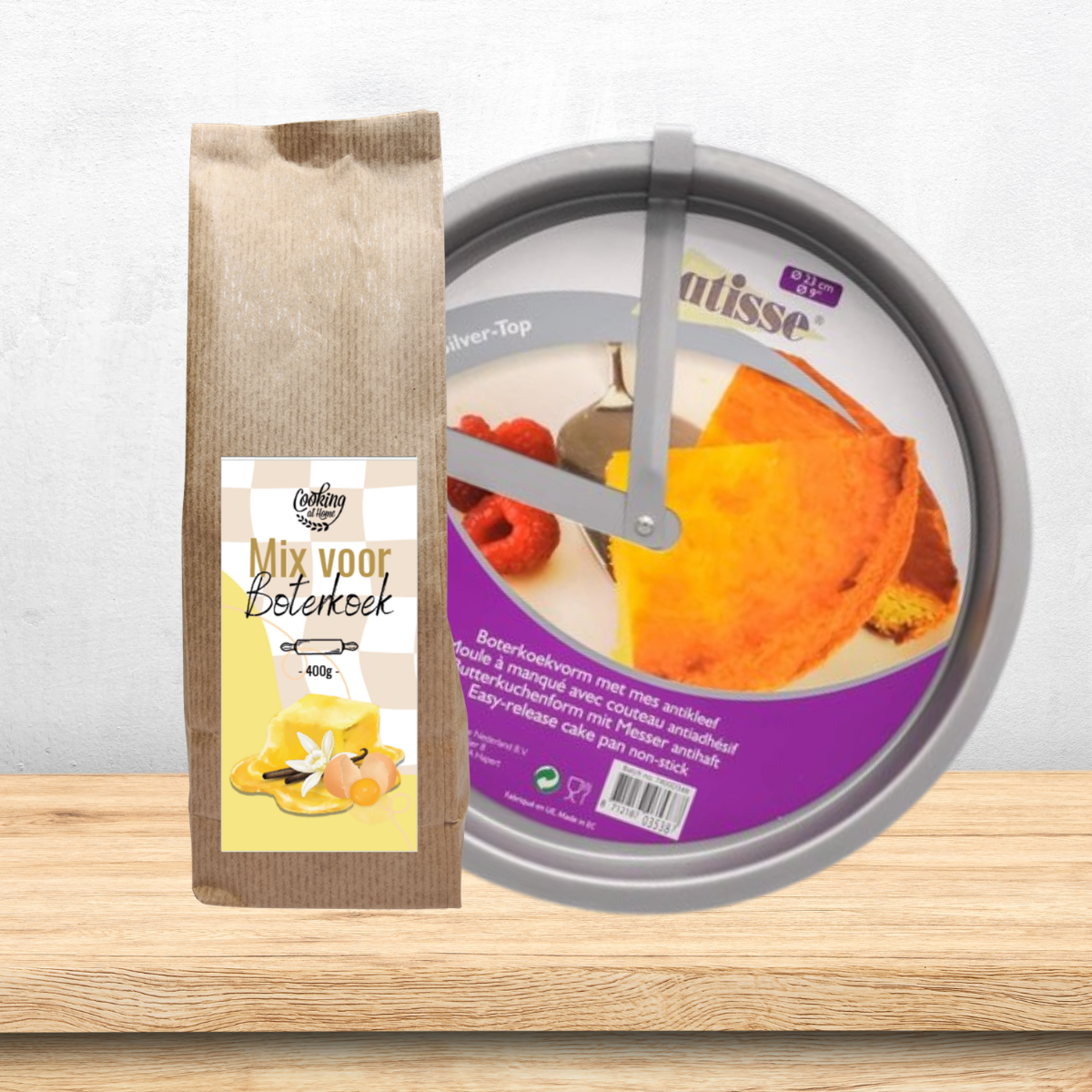 Cadeaupakket 'Boterkoek met boterkoekvorm