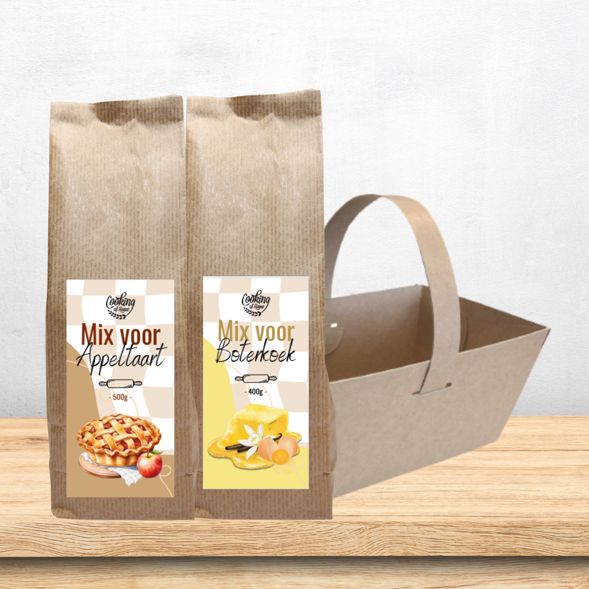 Cadeaupakket 'Lekkers in een mandje'