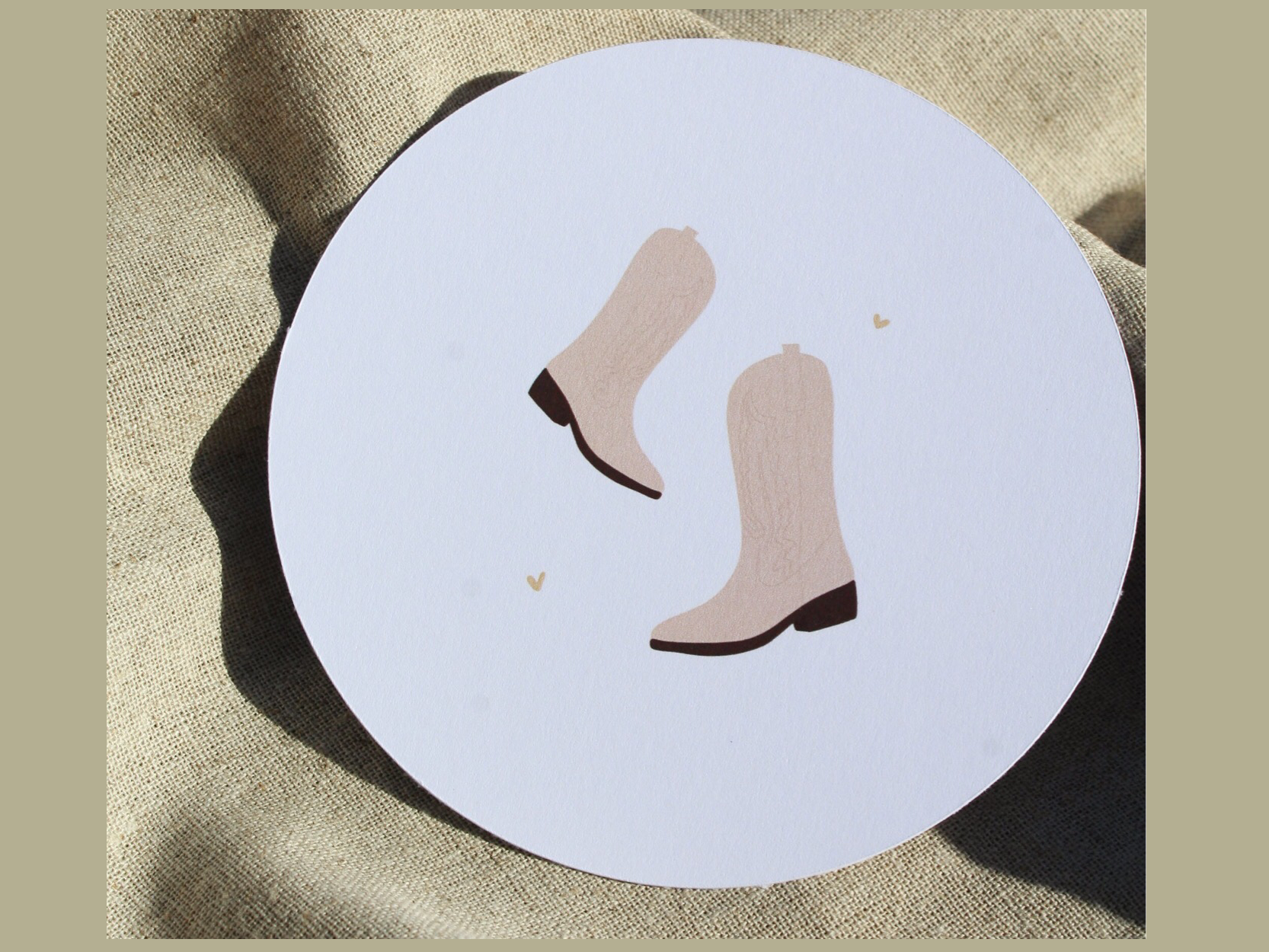 Kaart Rond Cowboy boots