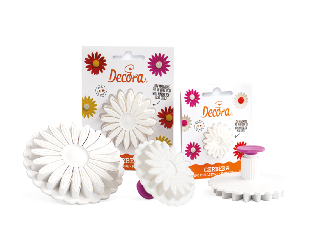 Decora Koekjes uitsteker Gerbera - 4 cm