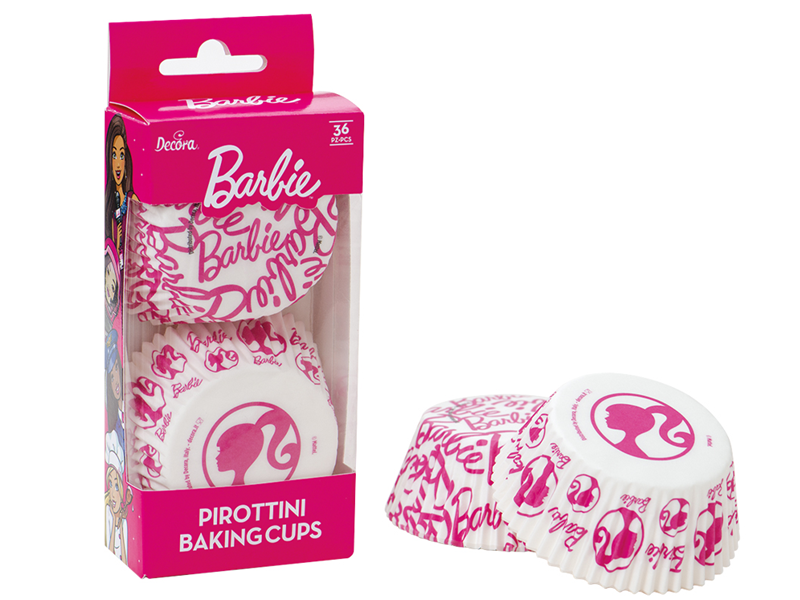 Decora Cupcake Cups Barbie 36st. - Stijl 1**