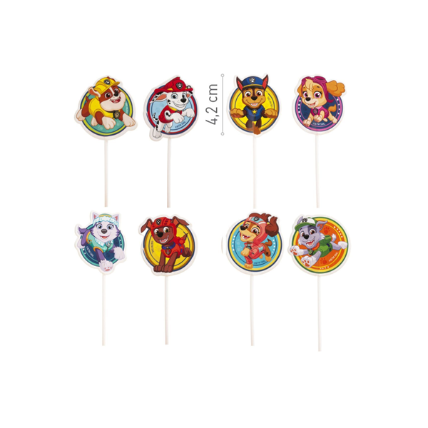 Dekora Paw Patrol Cake Toppers pk/16 - Afbeelding 2