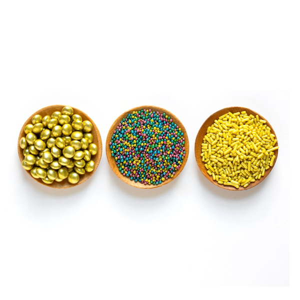 Decora sprinkle set Goud en multikleur 85g**