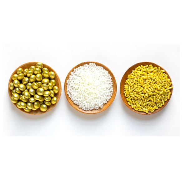 Decora Sprinkle set Goud en wit 85g**