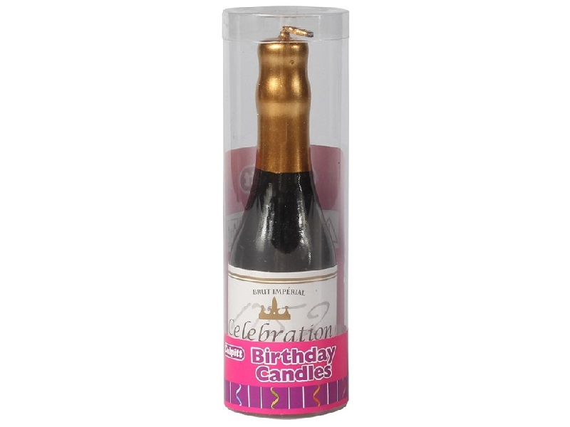 Culpitt Taartkaars Champagne Fles 10cm