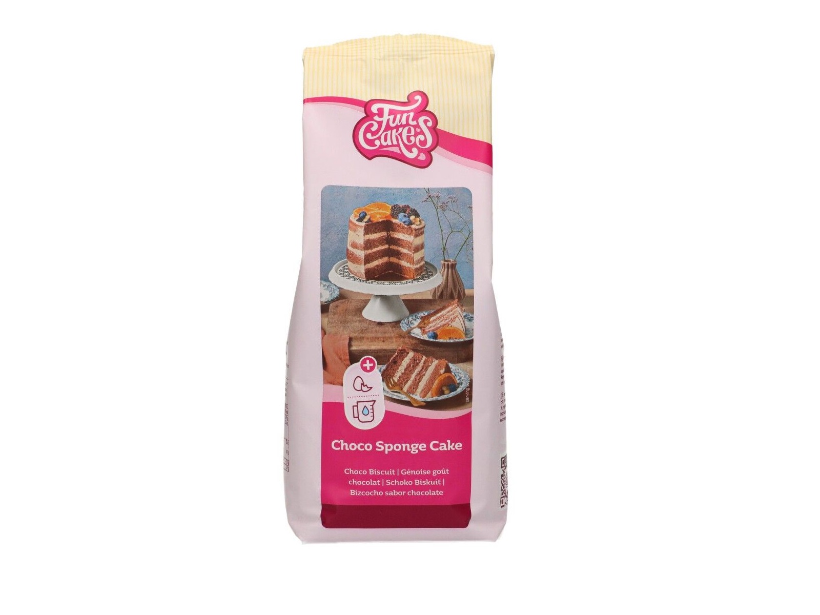 Biscuit mix Chocolade 1kg Funcakes 