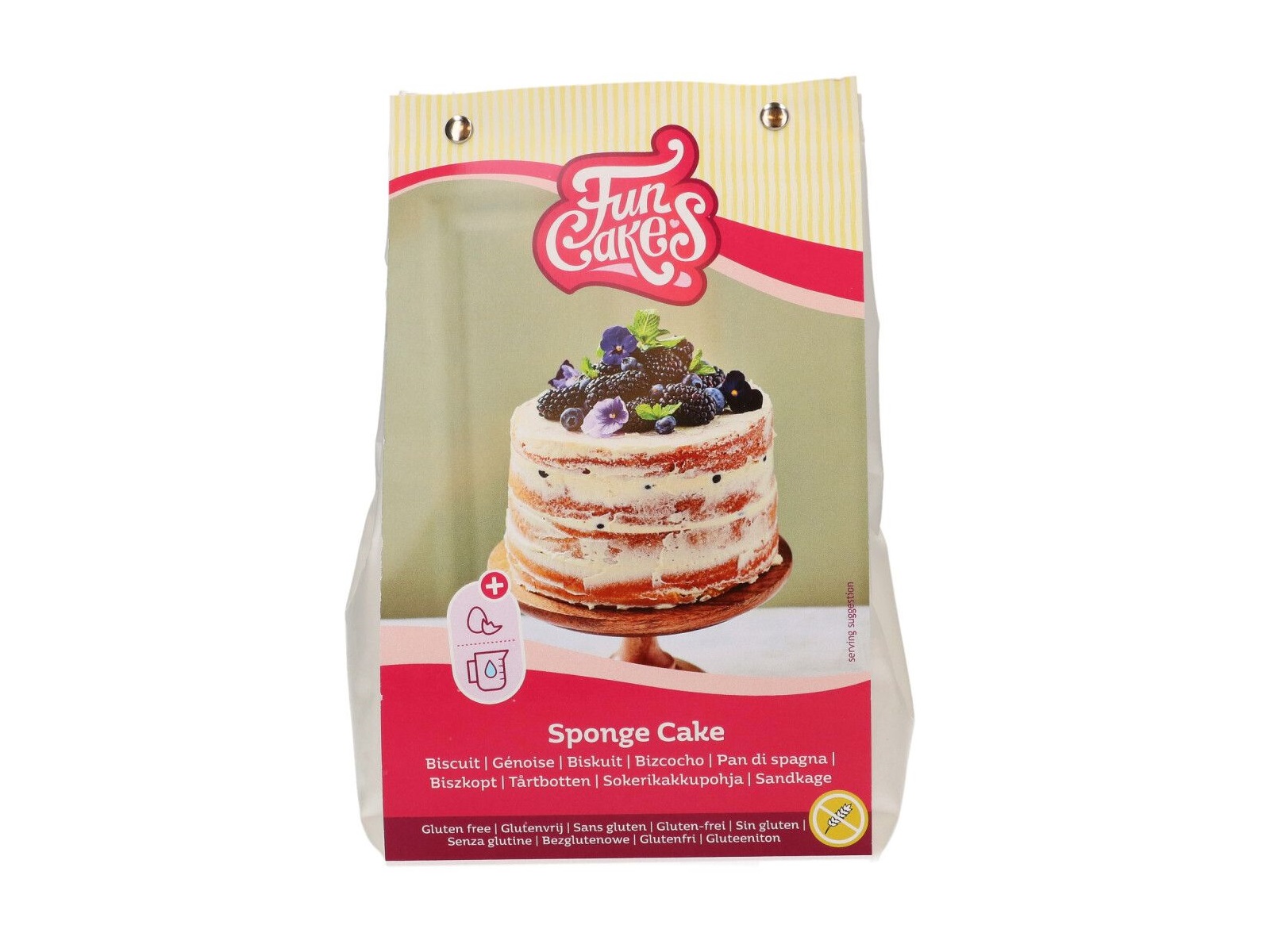 Biscuit mix Glutenvrij 500 g FunCakes 