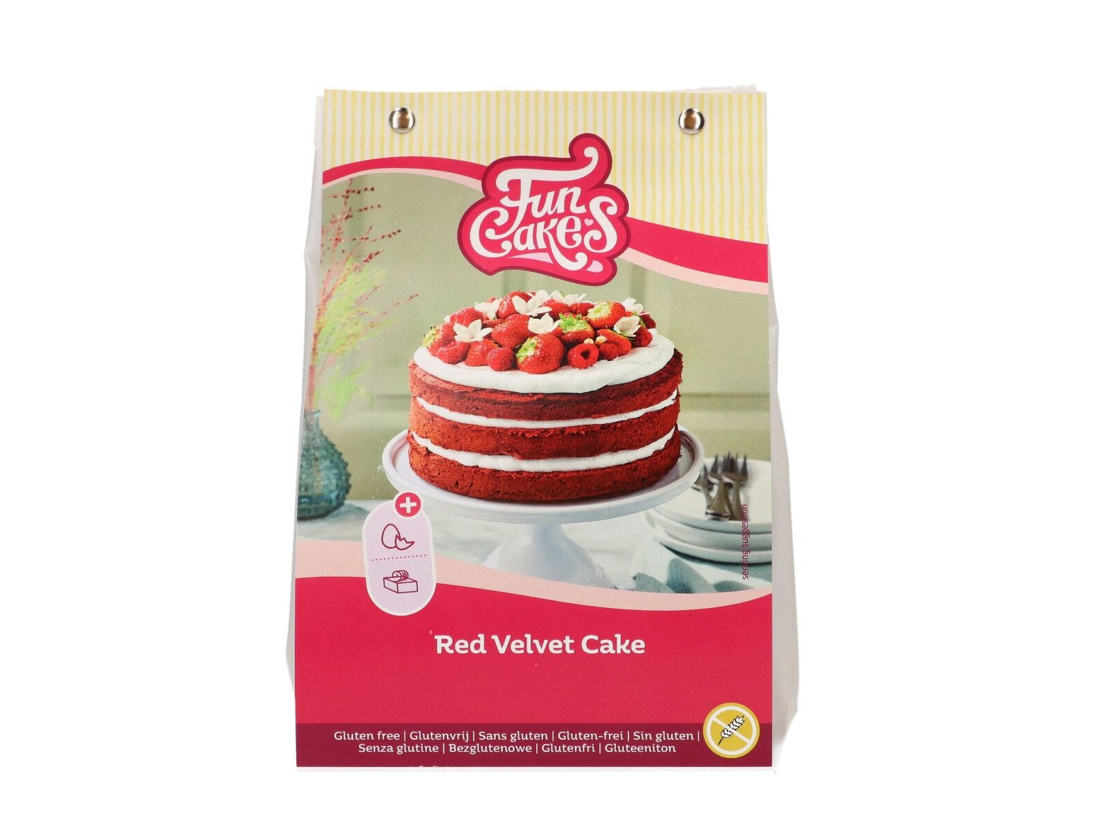 FunCakes Mix voor Red Velvet Cake, Glutenvrij 400 g 
