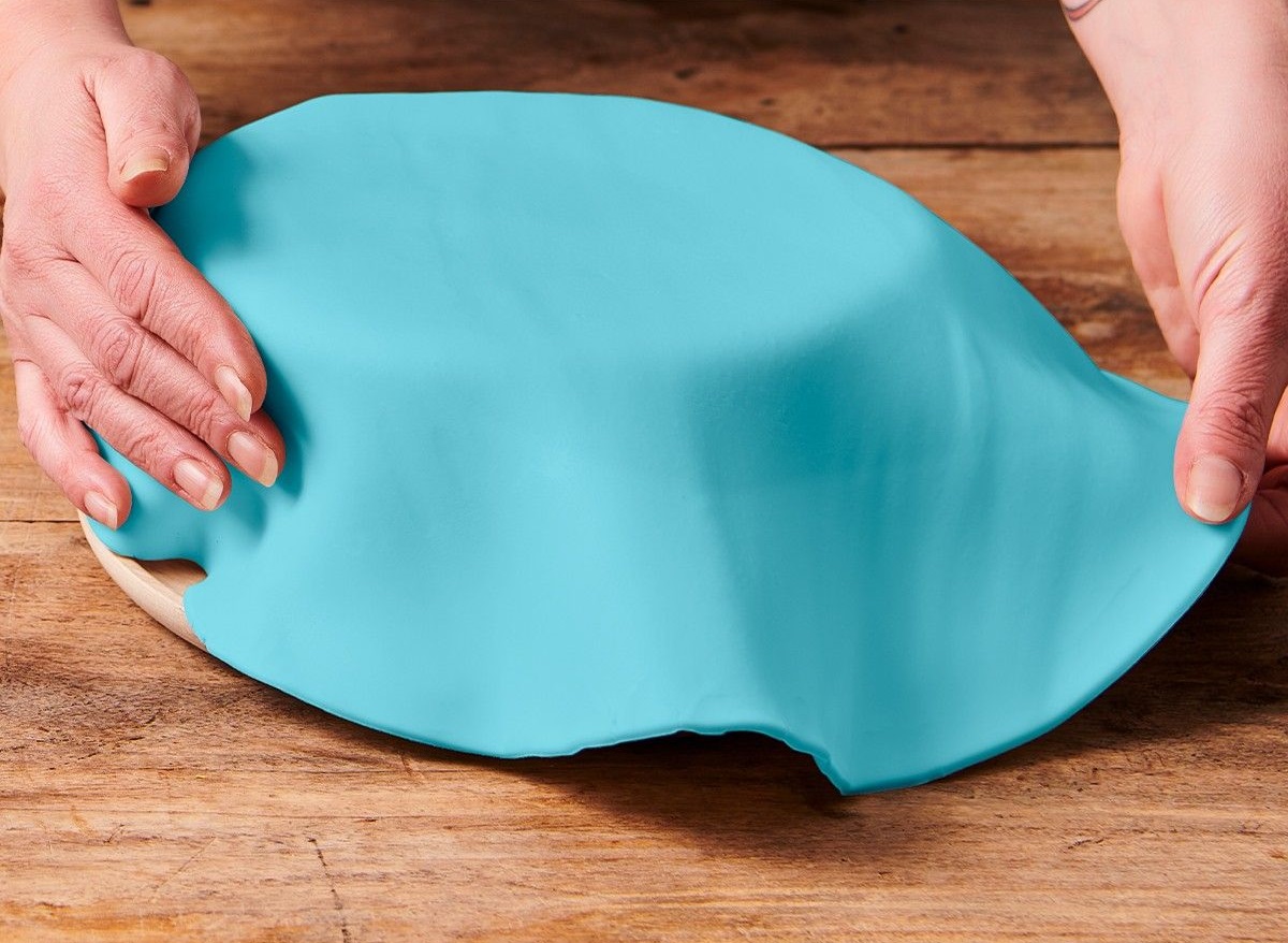 Ready Rolled Fondant Disc Baby Blue Funcakes - Afbeelding 2