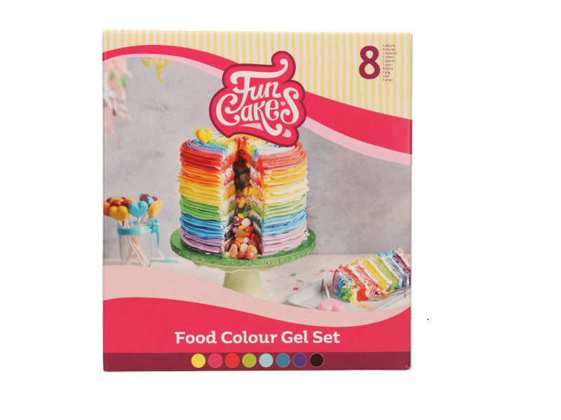 FunCakes Eetbare Kleurstof Gel Set/8