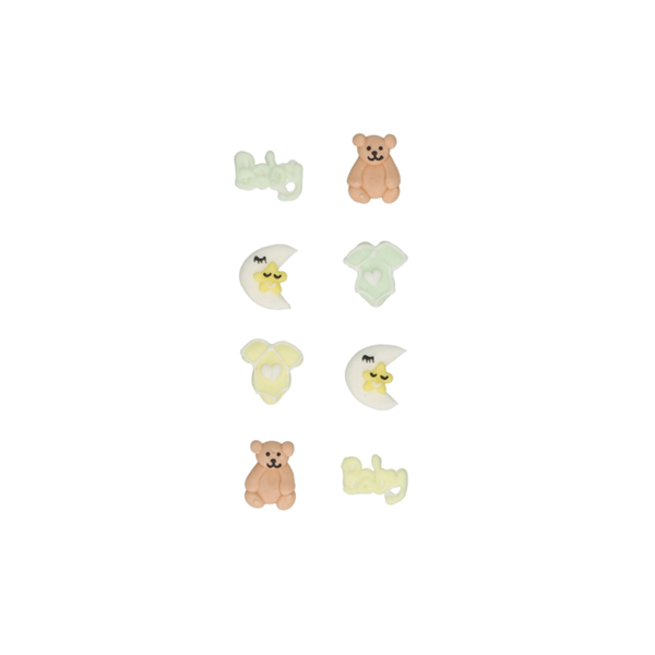 FunCakes Suikerdecoraties Happy Baby Set/8 - Afbeelding 1