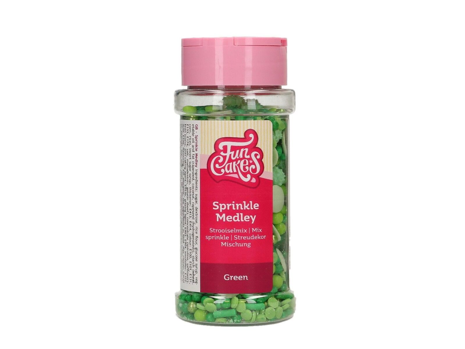 FunCakes Sprinkle Medley Green 65 g - Afbeelding 1