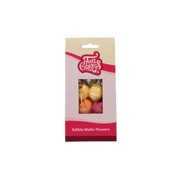 FunCakes Eetbare Papieren Bloemen Pioenroos pk/7