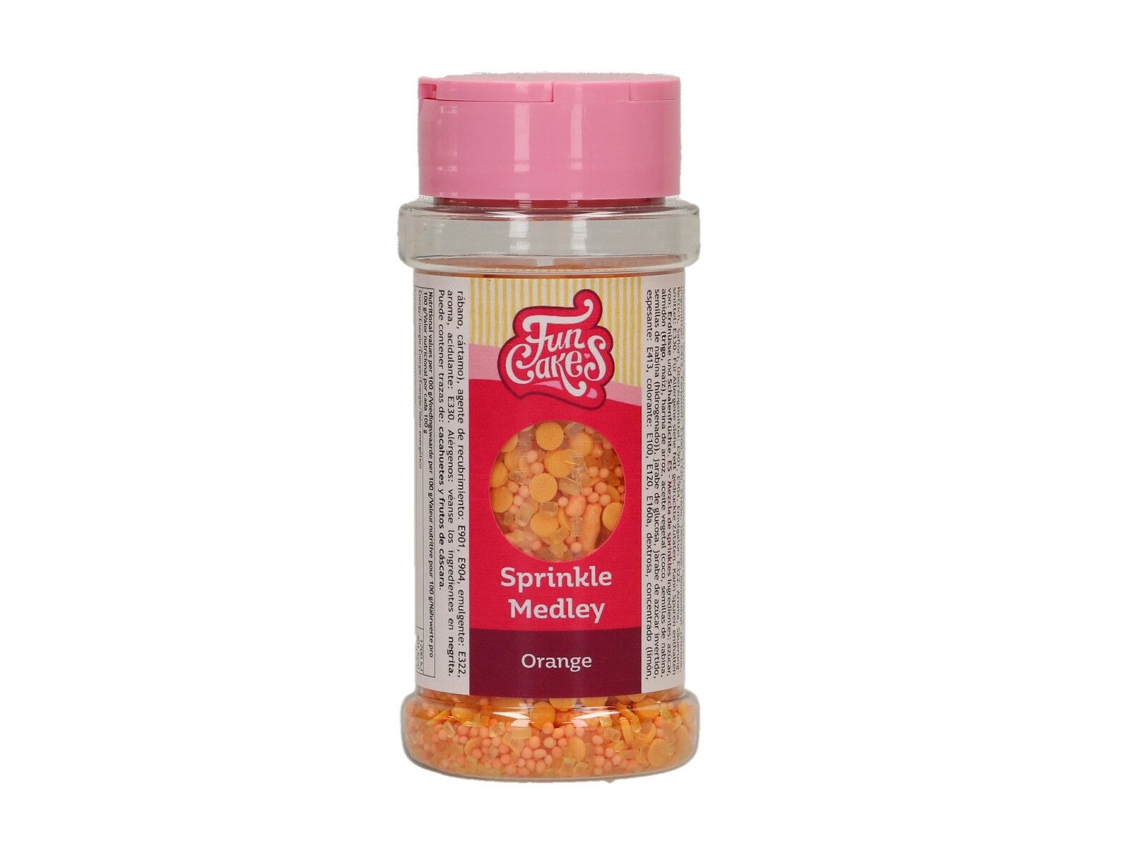 FunCakes Sprinkle Medley Oranje 70g - Afbeelding 1