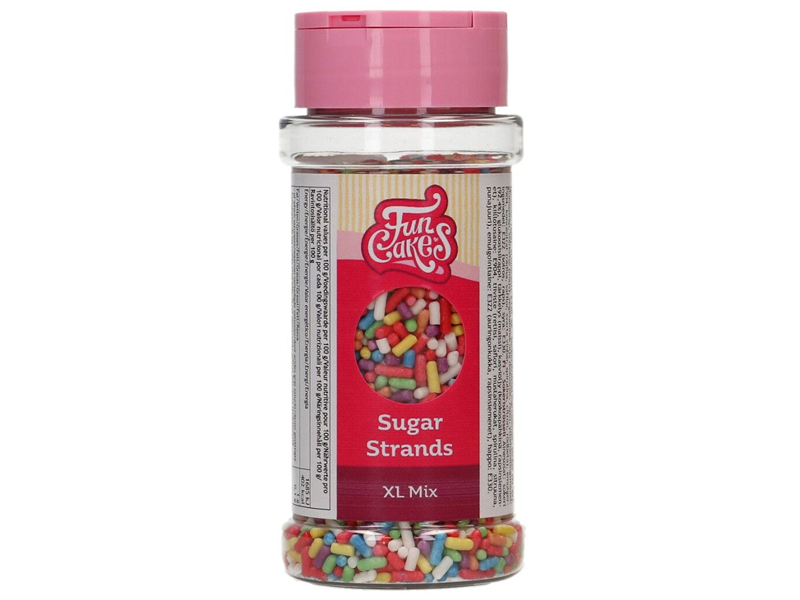 FunCakes Sugar Strands XL Mix 70 g - Afbeelding 1