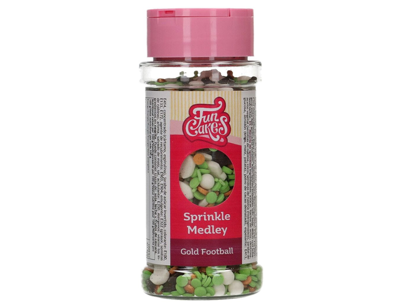 FunCakes Sprinkle Medley - Gouden Voetbal 65g - Afbeelding 1