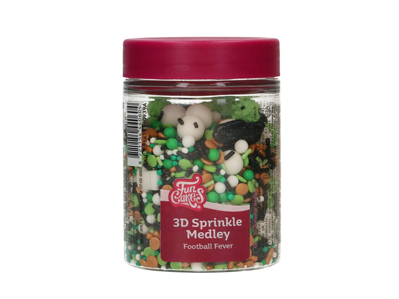 FunCakes 3D Sprinkle Medley - Football Fever 70g - Afbeelding 1