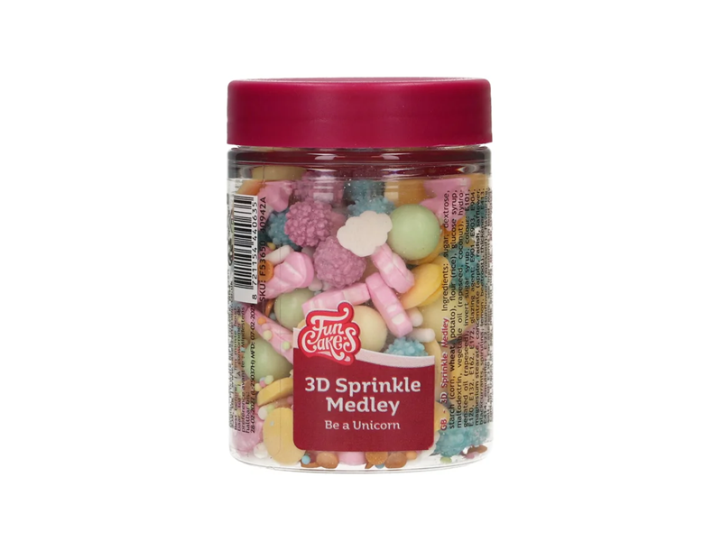 FunCakes 3D Sprinkle Medley - Be a Unicorn 70g - Afbeelding 1