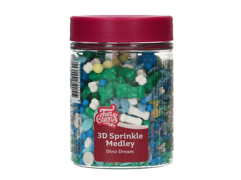 FunCakes 3D Sprinkle Medley - Dino Dream 70g - Afbeelding 2