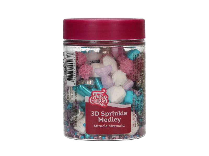 FunCakes 3D Sprinkle Medley - Miracle Mermaid 70g - Afbeelding 2