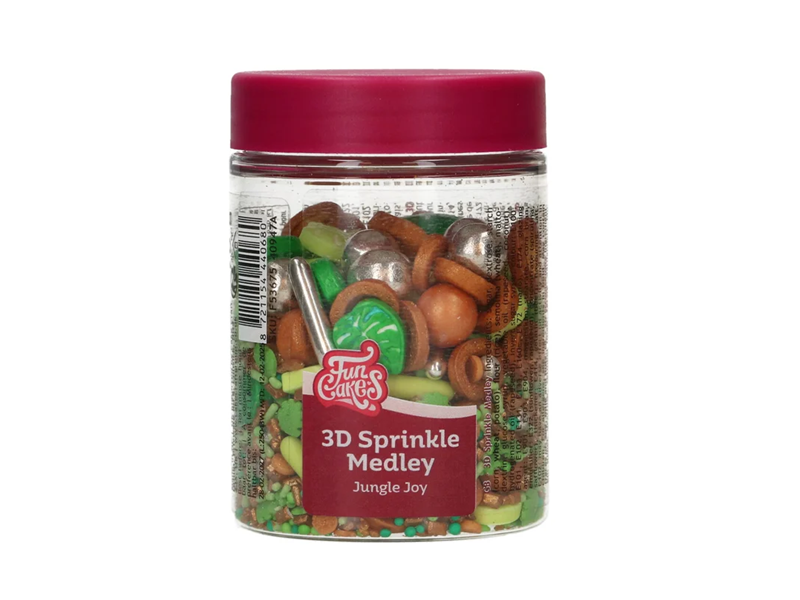 FunCakes 3D Sprinkle Medley - Jungle Joy 70g - Afbeelding 1
