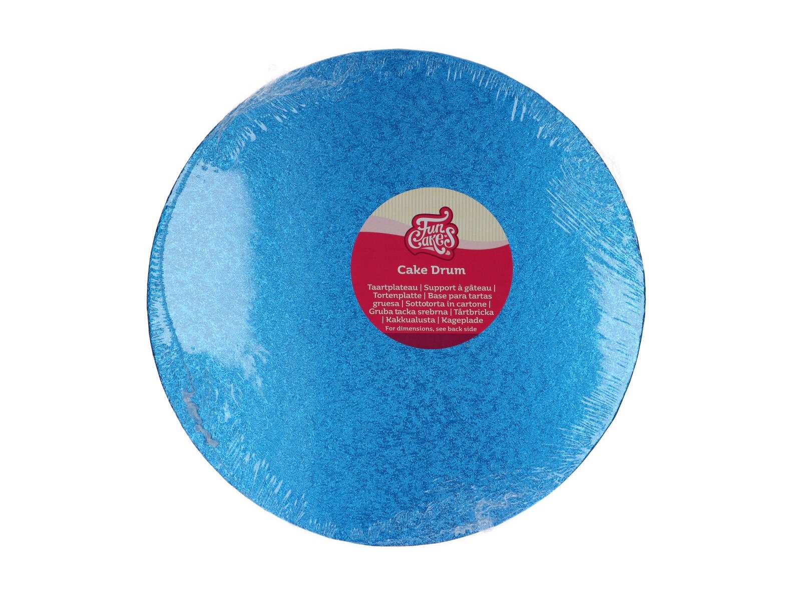 Cake Drum Rond Blauw - 30,5 cm 
