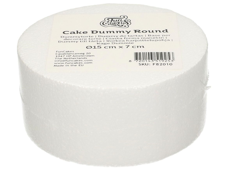 Taart Dummy Rond Ø15 cm x 7 cm 