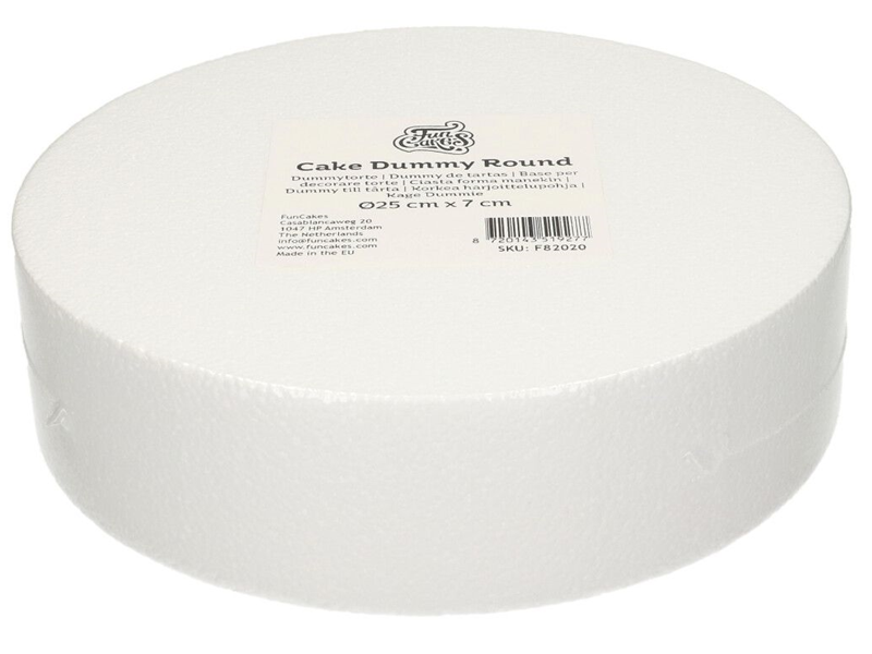 Taart Dummy Rond Ø25 cm x 7 cm