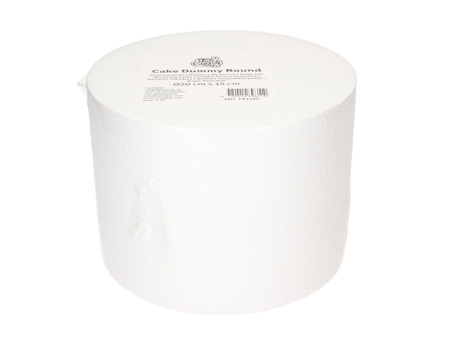 Taart Dummy Rond Ø20 cm x 15 cm