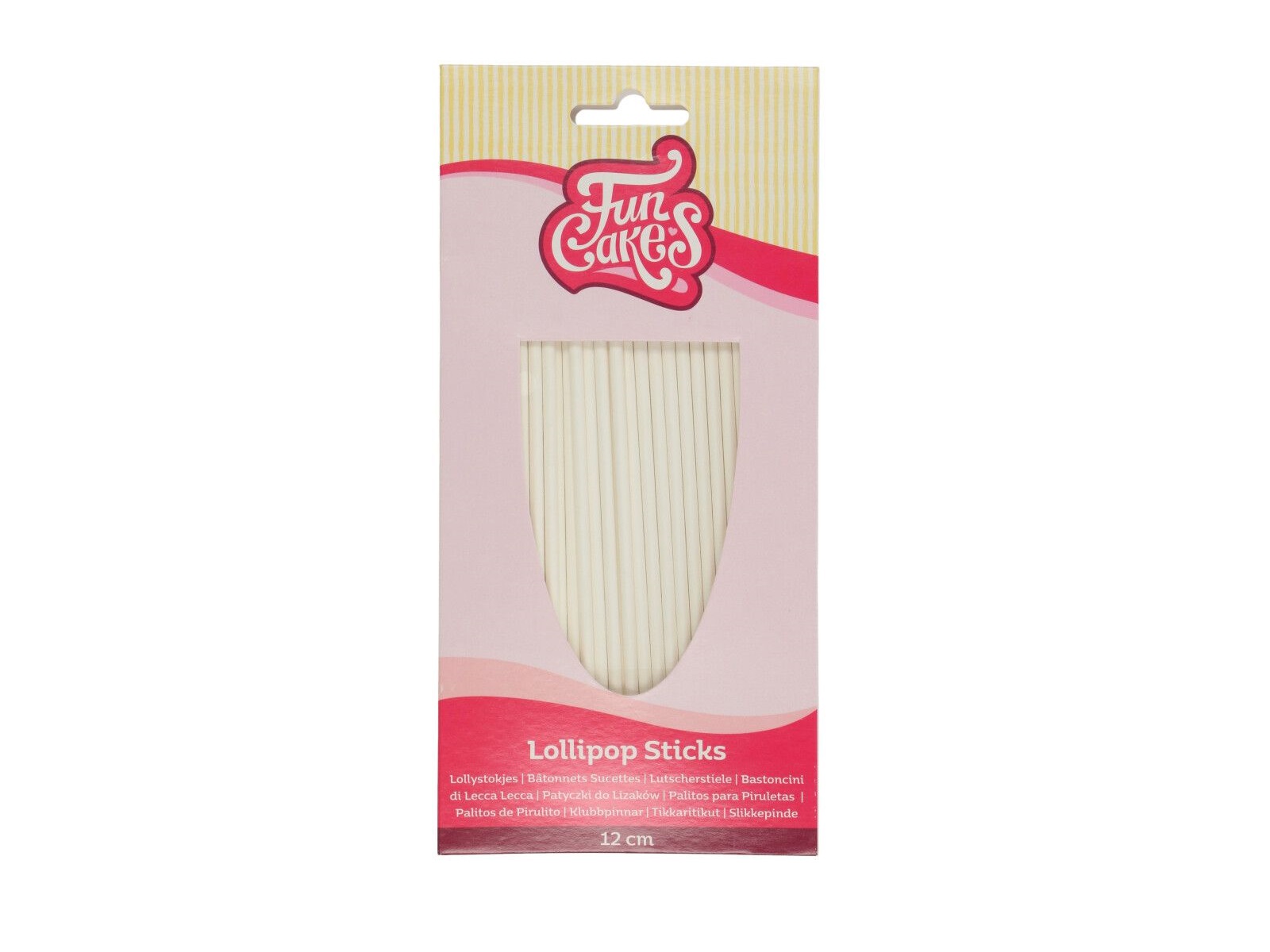 Funcakes Lollipop Sticks 12 cm pk/50