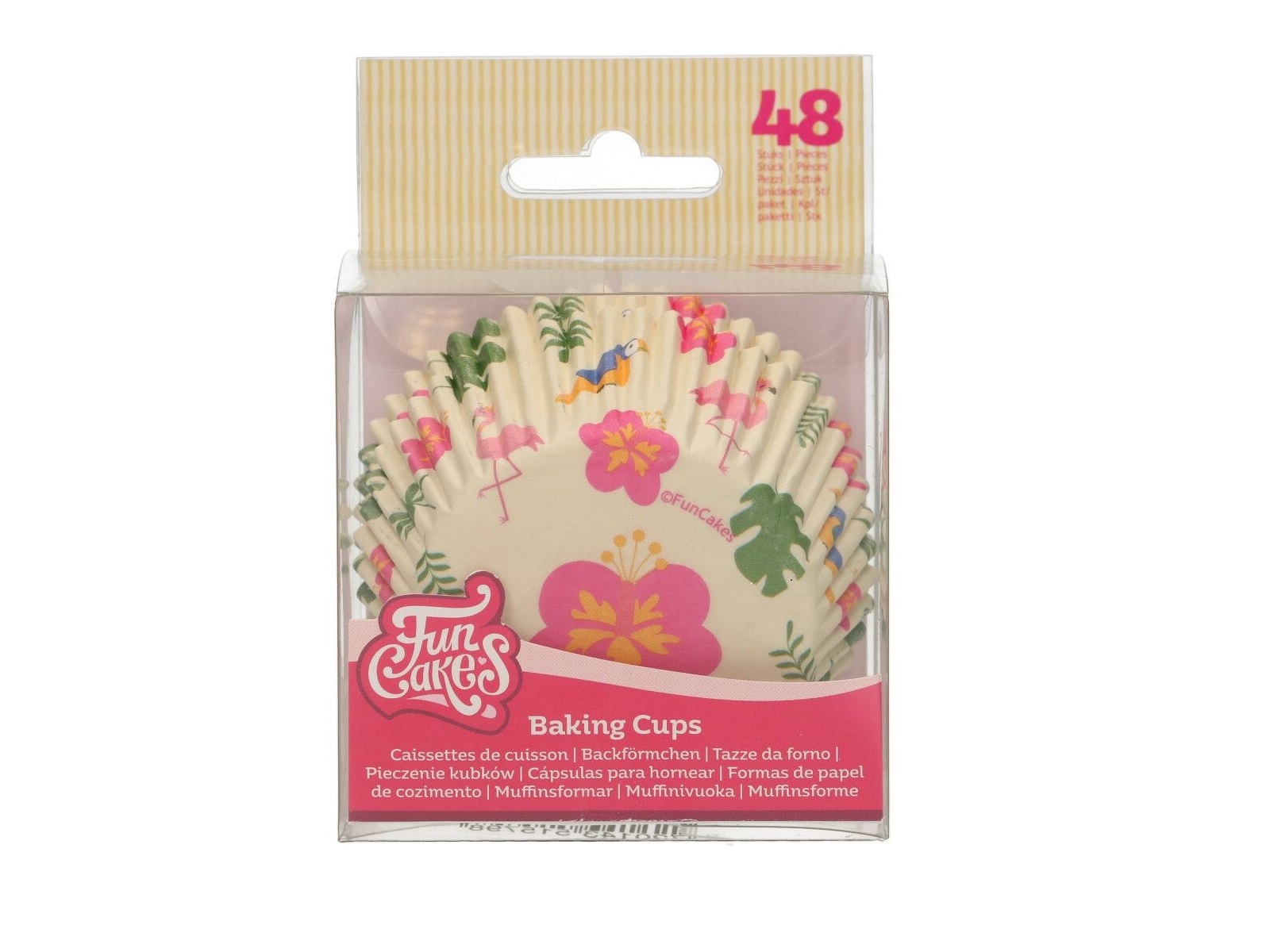 Cupcake Cups Tropical pk/48 FunCakes **