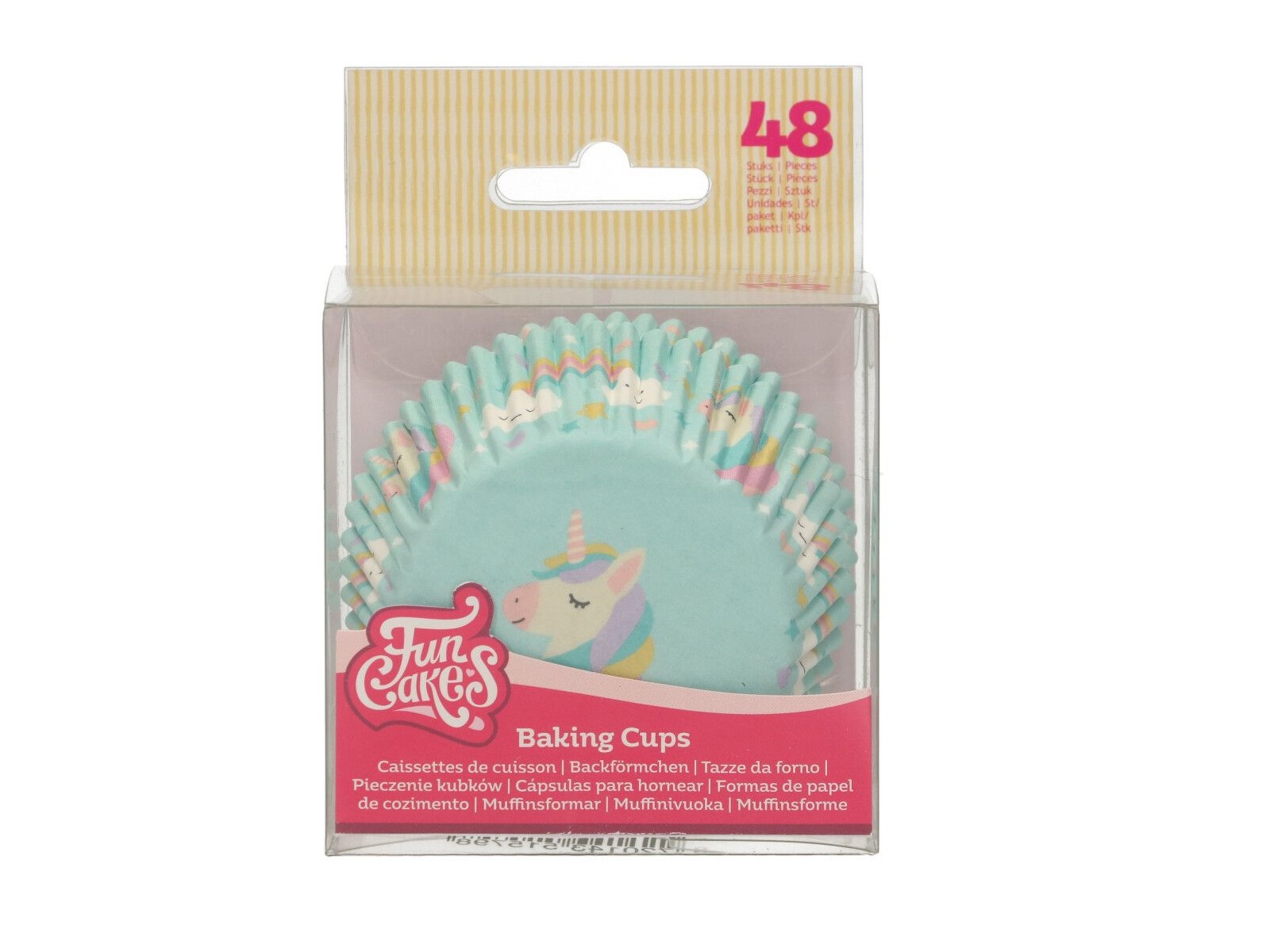 Cupcake Cups Unicorn pk/48 FunCakes 