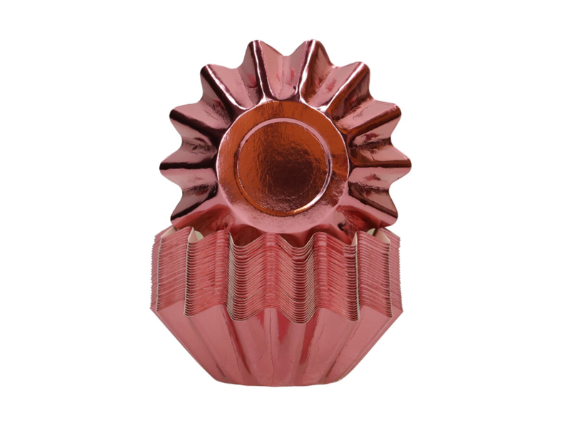 FunCakes Bloom Cupcake Cups - Metallic Rosé Goud pk/48 - Afbeelding 1