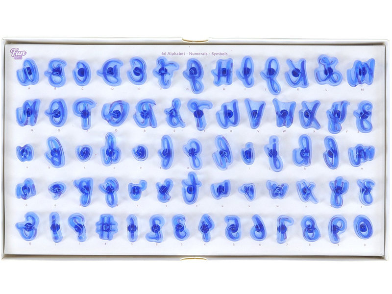 PME Tekst Stempelset Klein Fun Fonts - Collectie 1 - Afbeelding 1